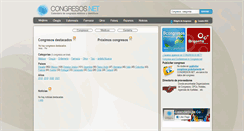 Desktop Screenshot of congresos.net